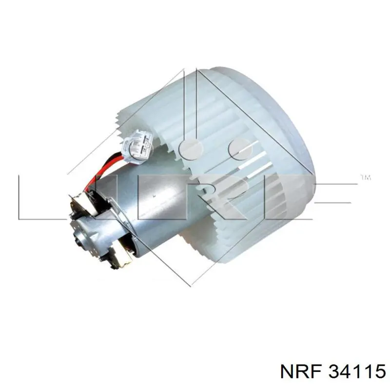 Motor eléctrico, ventilador habitáculo 34115 NRF