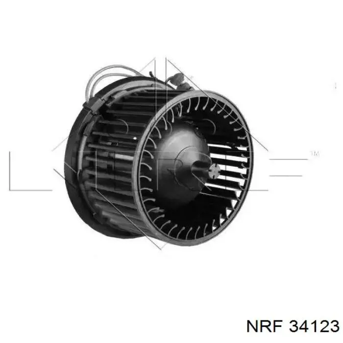 34123 NRF вентилятор печки