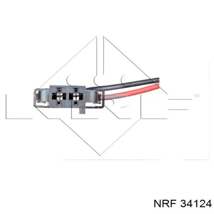 Моторчик печки NRF 34124