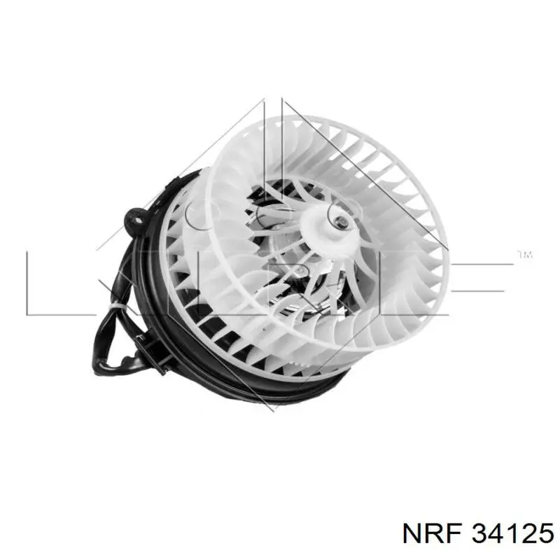 Motor eléctrico, ventilador habitáculo 34125 NRF