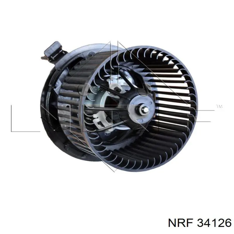 Motor eléctrico, ventilador habitáculo 34126 NRF