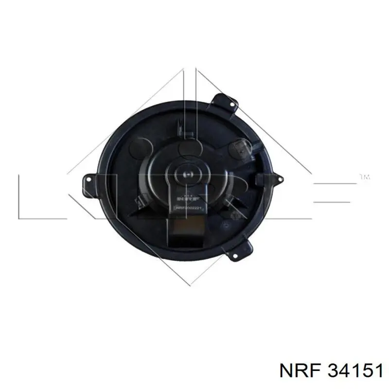 Motor eléctrico, ventilador habitáculo 34151 NRF