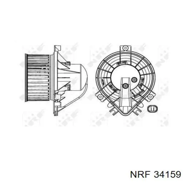34159 NRF Электромотор печки