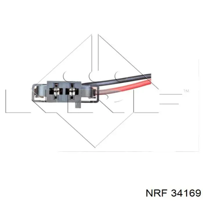 Купить 34169 NRF Электродвигатели (электродвигатель отопителя) или розетка прицепа штепсельная