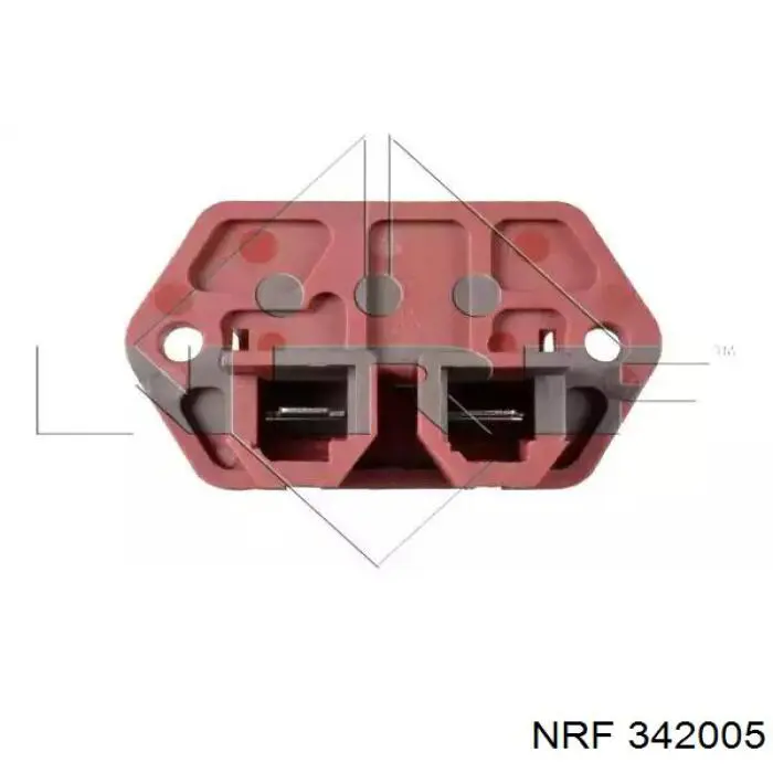 342005 NRF резистор (сопротивление вентилятора печки (отопителя салона))