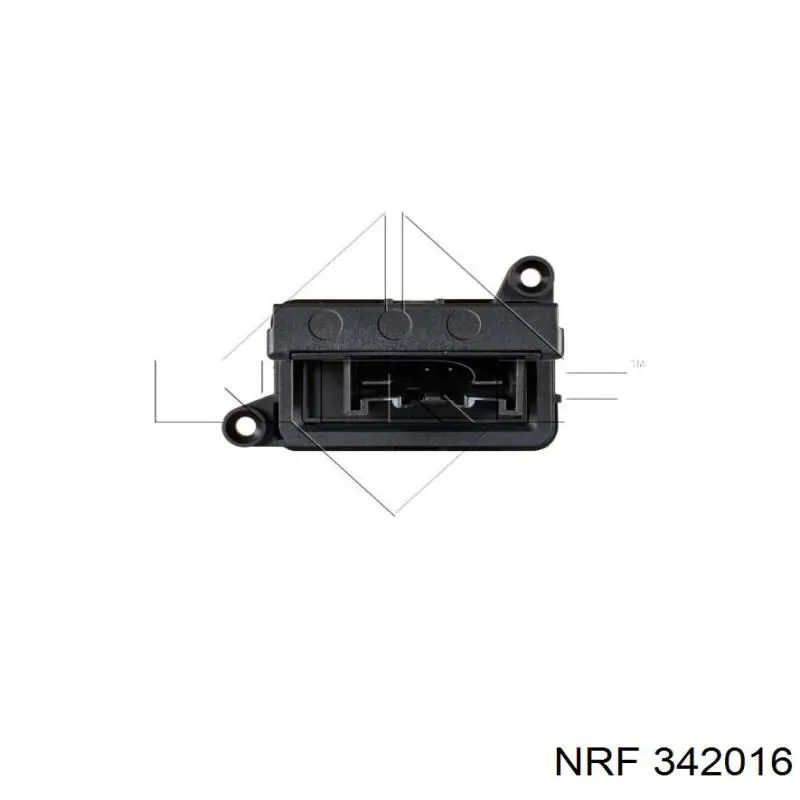 342016 NRF резистор (сопротивление вентилятора печки (отопителя салона))