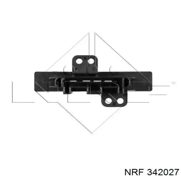 342027 NRF resistor (resistência de ventilador de forno (de aquecedor de salão))
