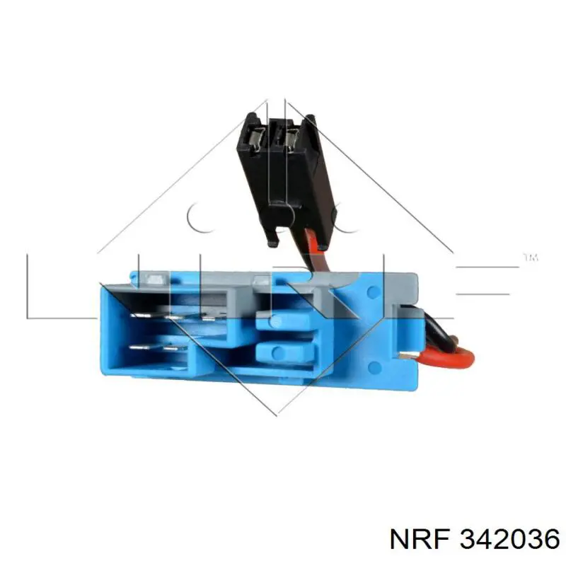 342036 NRF резистор (сопротивление вентилятора печки (отопителя салона))