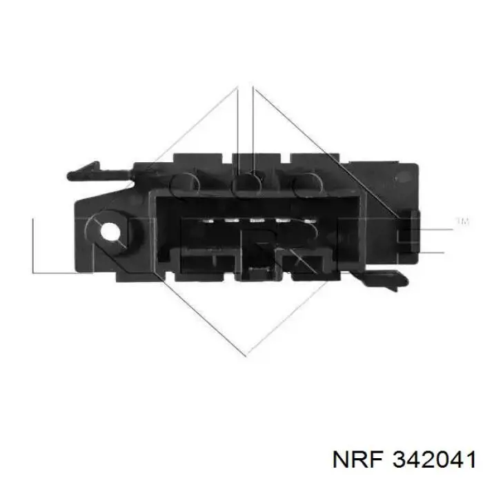 342041 NRF резистор (сопротивление вентилятора печки (отопителя салона))