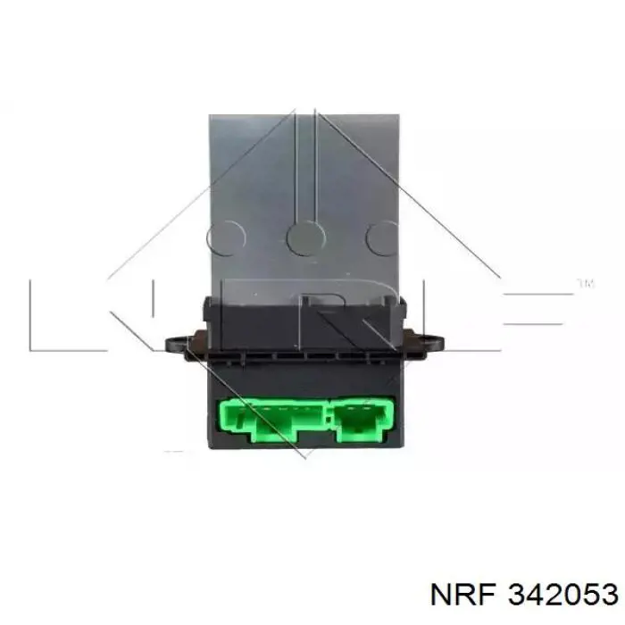Resitencia, ventilador habitáculo 342053 NRF