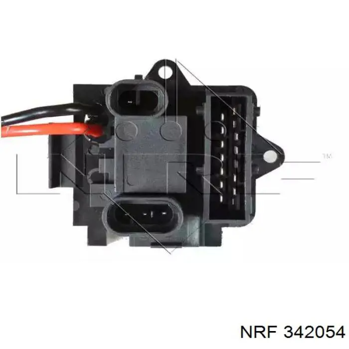Резистор (сопротивление) вентилятора печки (отопителя салона) NRF 342054