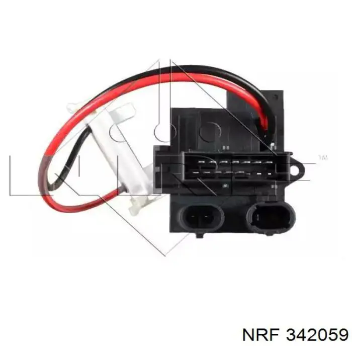 Резистор (сопротивление) вентилятора печки (отопителя салона) NRF 342059