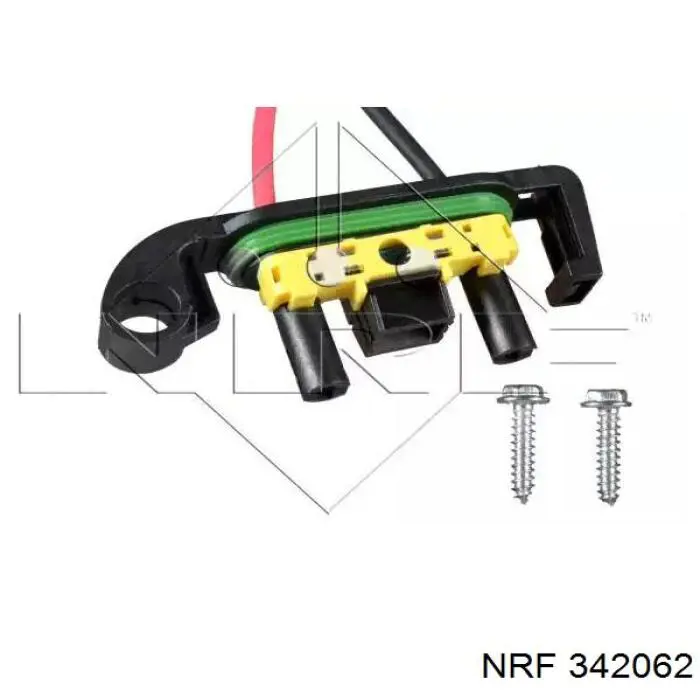 Резистор (сопротивление) вентилятора печки (отопителя салона) NRF 342062
