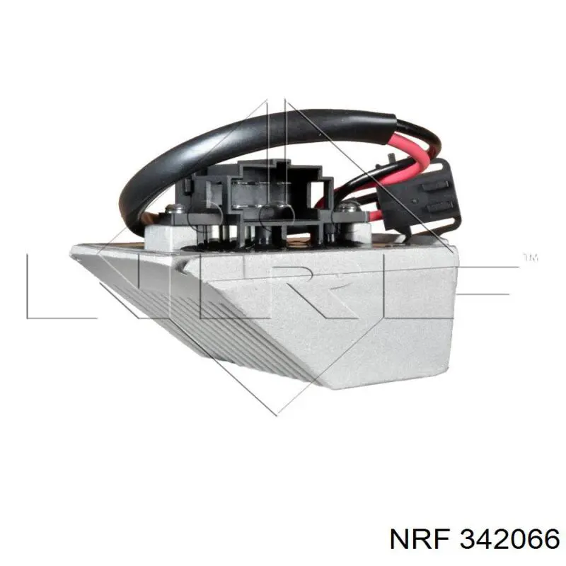 Resitencia, ventilador habitáculo 342066 NRF
