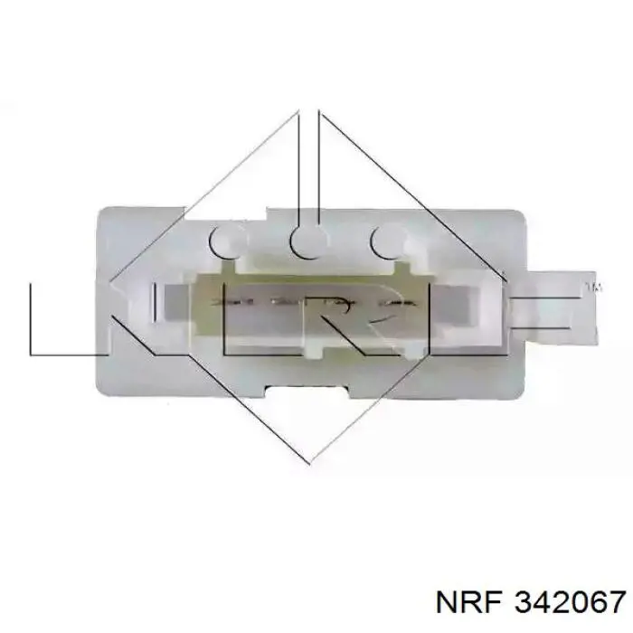 Резистор (сопротивление) вентилятора печки (отопителя салона) NRF 342067