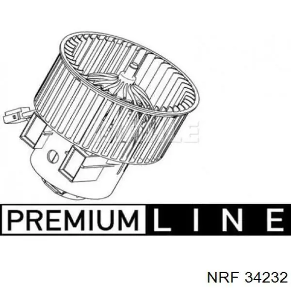 Motor eléctrico, ventilador habitáculo 34232 NRF