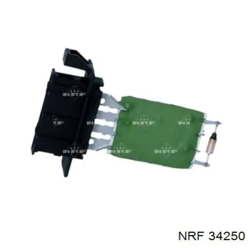 34250 NRF Мотор вентилятора печки (отопителя салона) задний