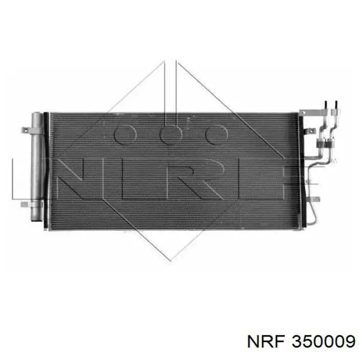 350009 NRF радиатор кондиционера