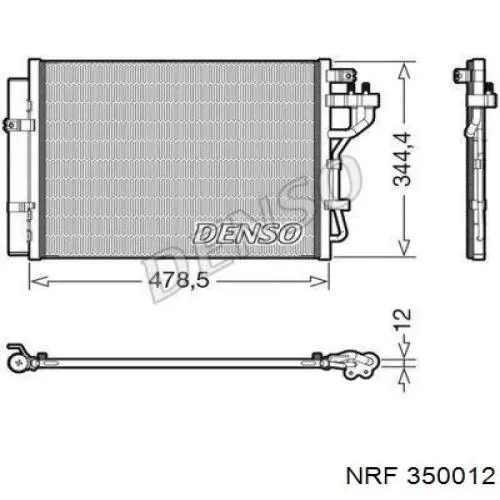 Конденсатор кондиционера Koyorad FP40K211KY цена, от 102.64 USD