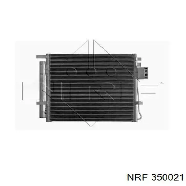 350021 NRF радиатор кондиционера