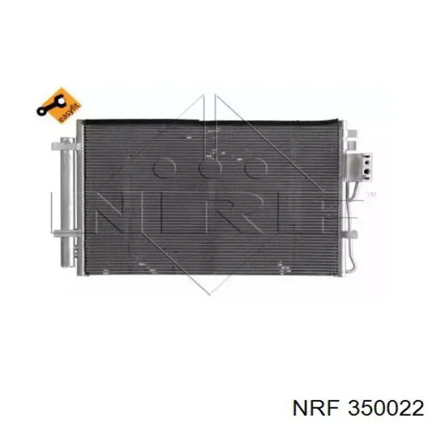 350022 NRF радиатор кондиционера