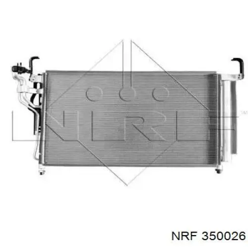 350026 NRF радиатор кондиционера