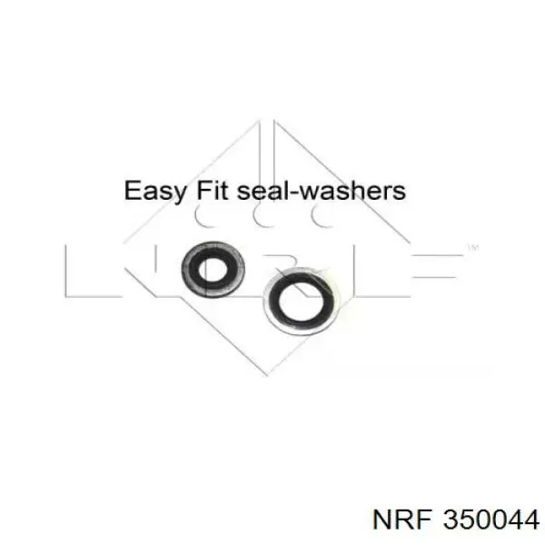 Радиатор кондиционера 350044 NRF