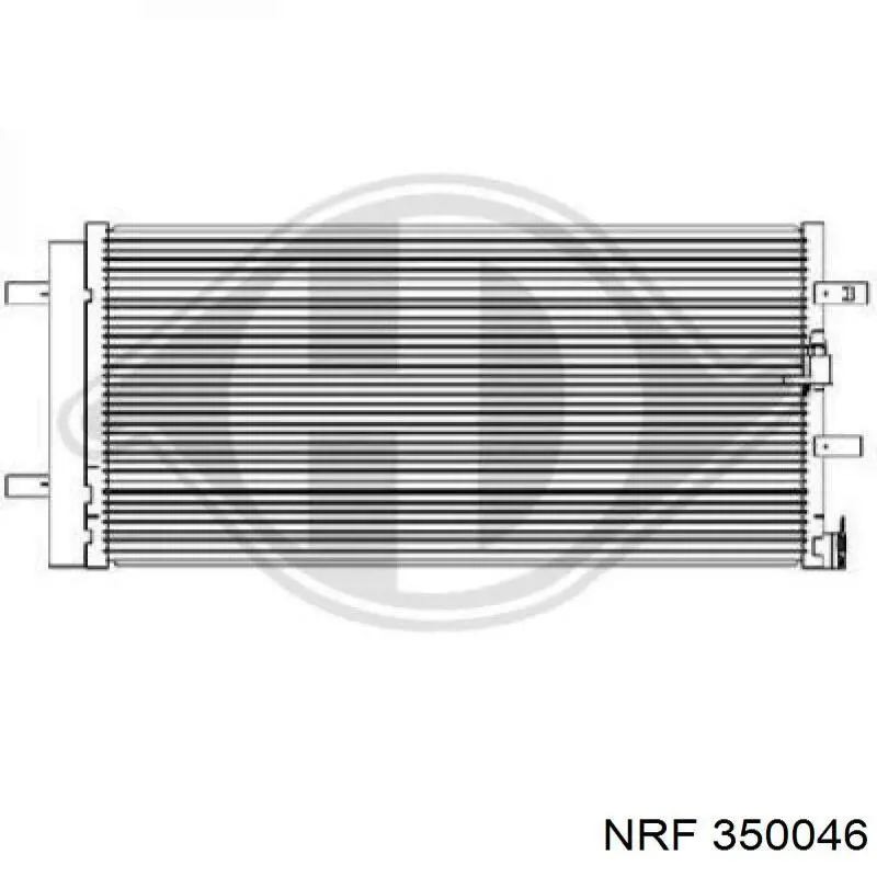 Радиатор кондиционера 350046 NRF