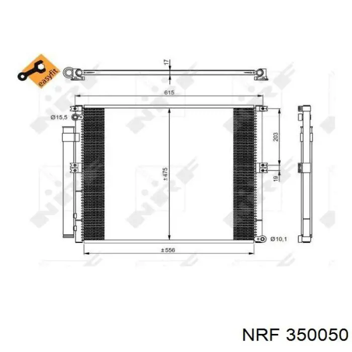 Радиатор кондиционера CLD4027 Cooldog