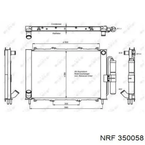Конденсатор кондиционера Maxgear AC833561 цена, от 140.43 USD