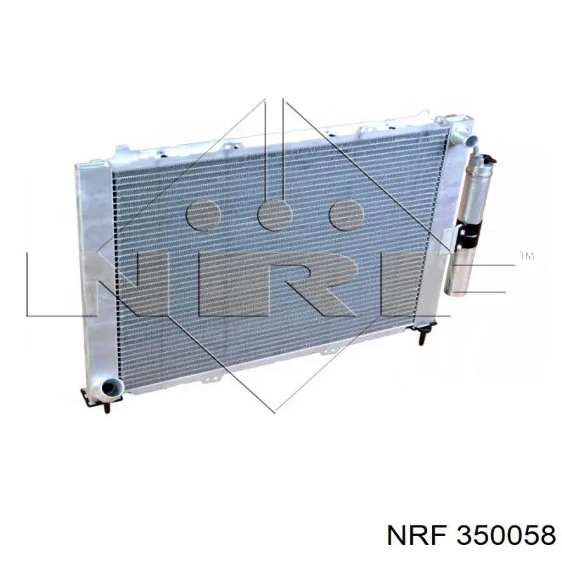 350058 NRF радиатор кондиционера