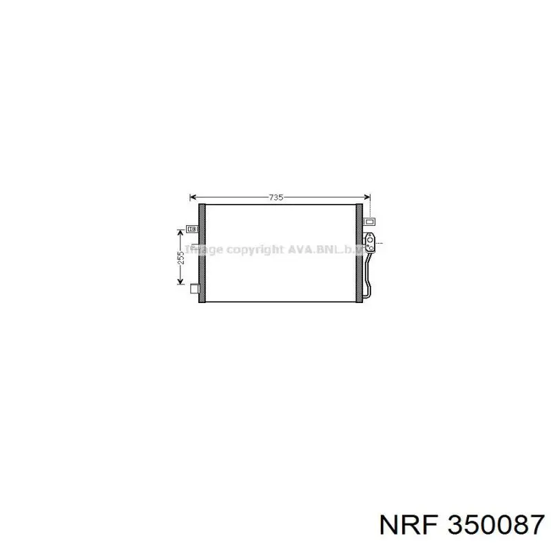 Конденсатор кондиционера Chrysler K68102117AA цена, от 63.84 USD