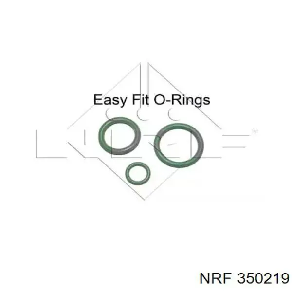 Радиатор охлаждения кондиционера NRF 350219