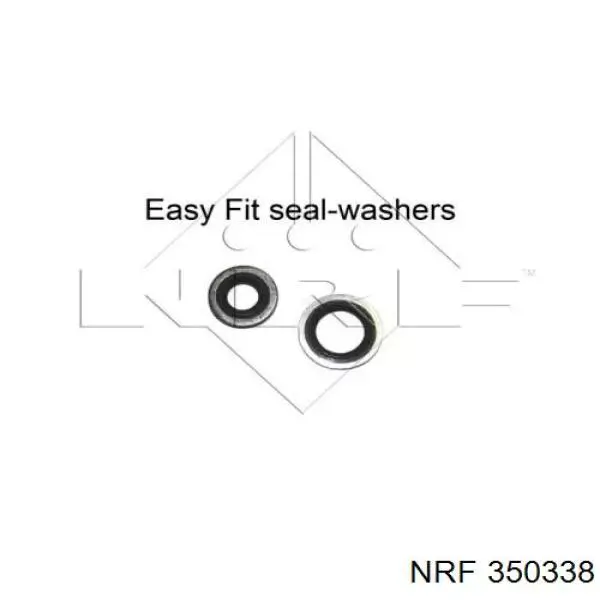 350338 NRF радиатор кондиционера