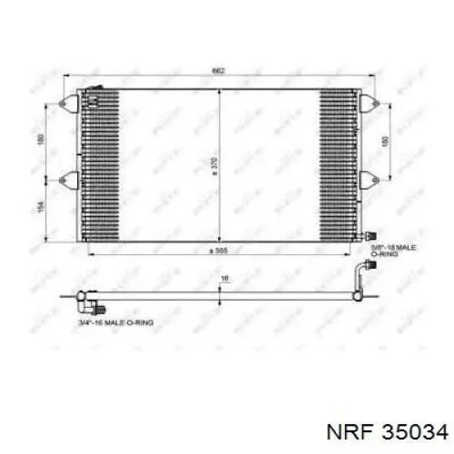 Конденсатор кондиционера Depo/Loro/Abakus 0530160003 цена, от 67.46 USD