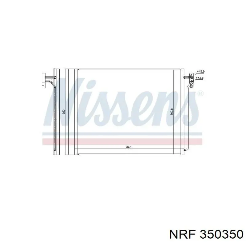 Купить JRB500220 Land Rover Радиатор системы охлаждения кондиционера
