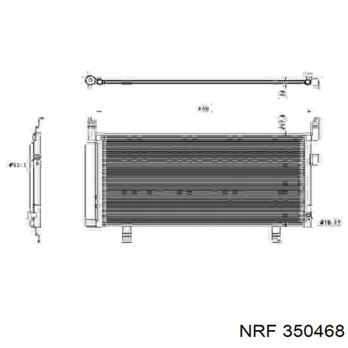 Condensador aire acondicionado 350468 NRF