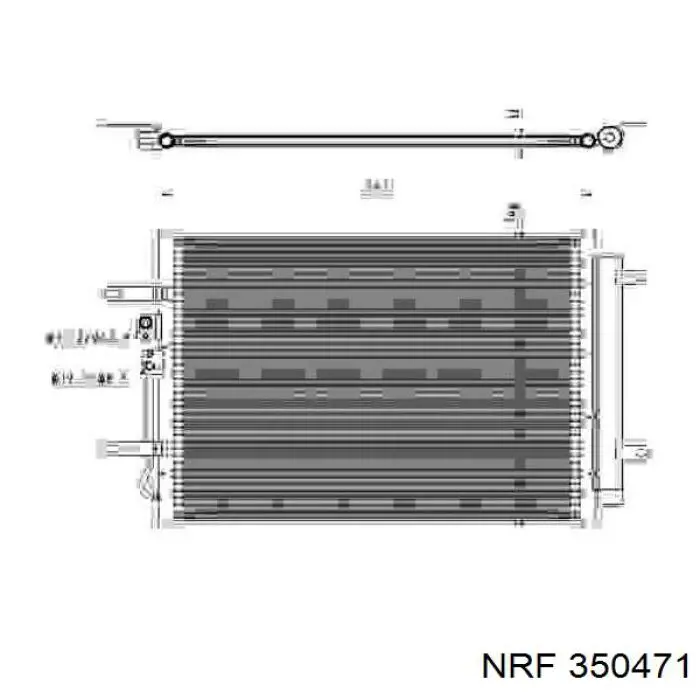 Конденсатор кондиционера NRF 350471 цена, от 121.94 USD