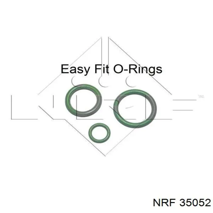 35052 NRF радиатор кондиционера