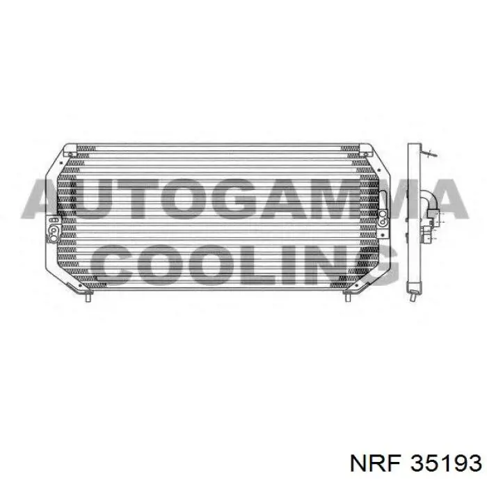 Радиатор кондиционера 35193 NRF