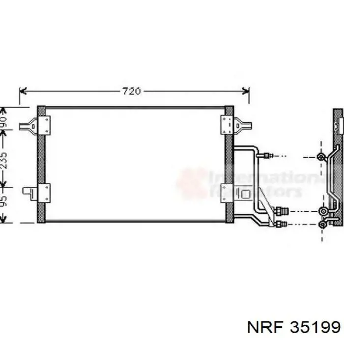 Конденсатор кондиционера NRF 35199 цена, от 74.49 USD