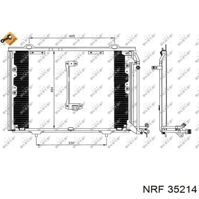 Конденсатор кондиционера NRF 35214 цена, от 96.08 USD