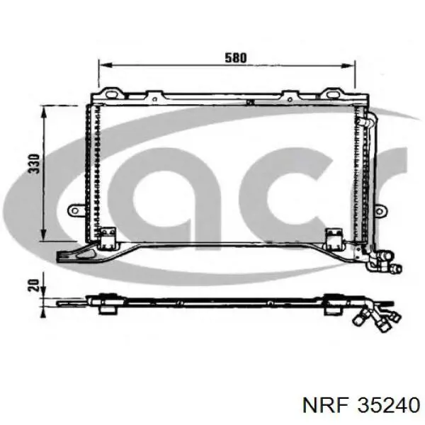 Конденсатор кондиционера NRF 35240 цена, от 82.59 USD