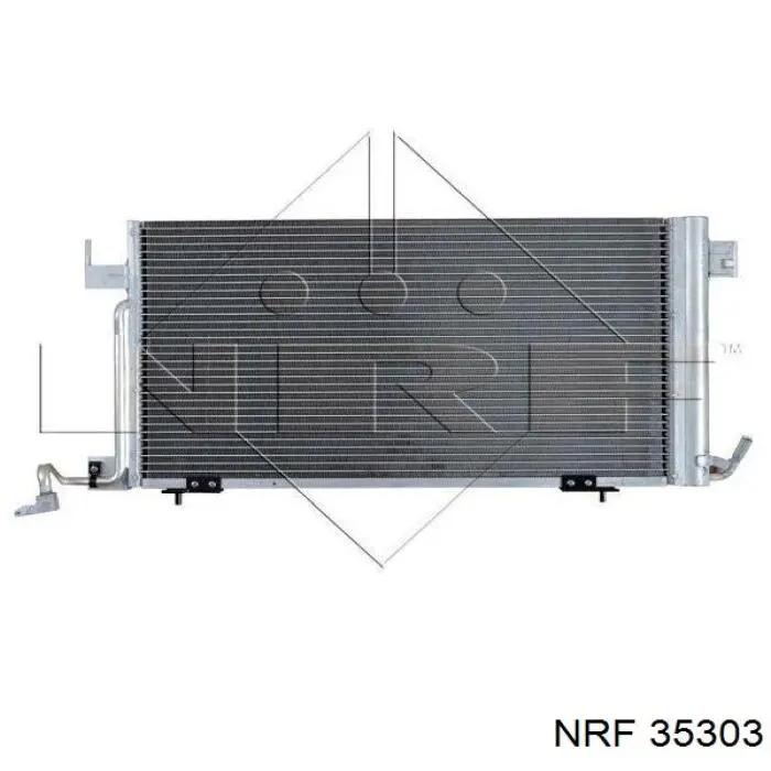 6455AW Peugeot/Citroen радиатор кондиционера