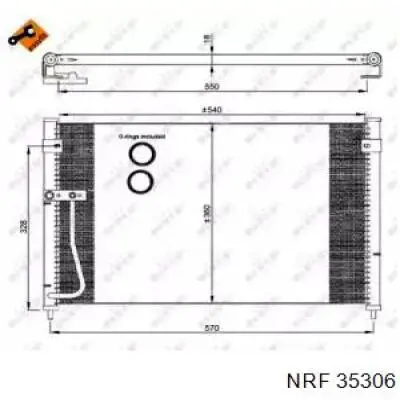 Конденсатор кондиционера NRF 35306 цена, от 77.54 USD