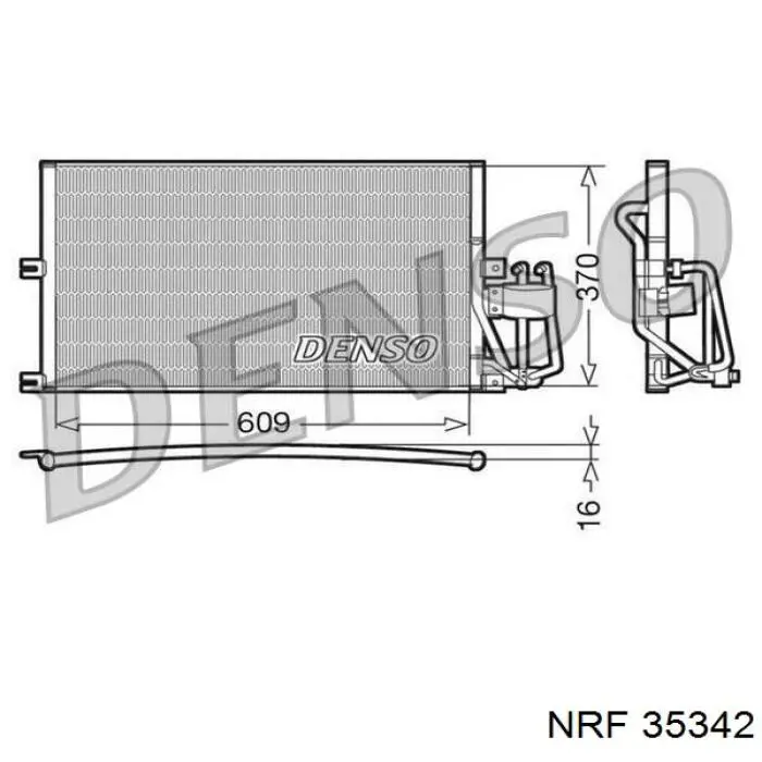 Конденсатор кондиционера NRF 35342 цена, от 77.58 USD