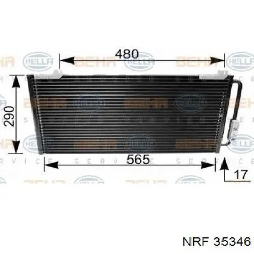 Конденсатор кондиционера NRF 35346 цена, от 71.17 USD
