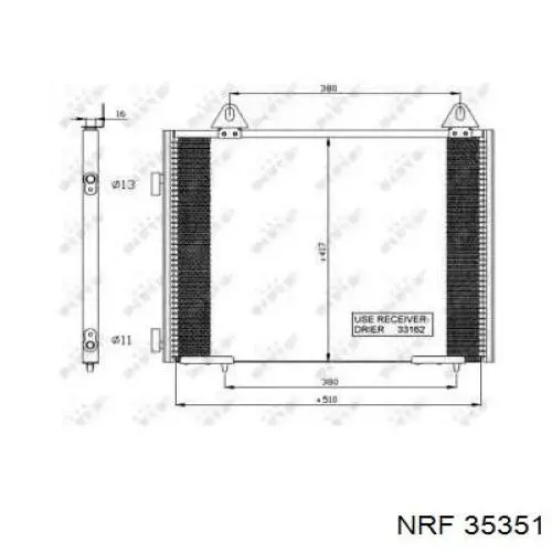 4310K8C1 Polcar радиатор кондиционера