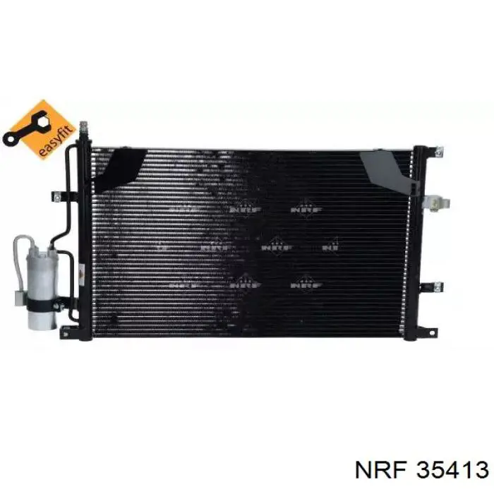 35413 NRF радиатор кондиционера