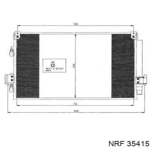 Купить Радиатор кондиционера Митсубиси Спейс-Вагон III N8, N9